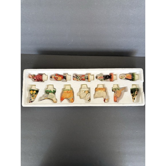 House of LLoyd Christmas Around The World 12 Days of Christmas Centerpiece - Picture 3 of 15